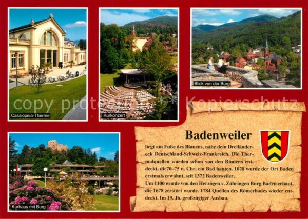 Badenweiler Cassiopeia-Therme Kurhaus Kurkonzert Bu