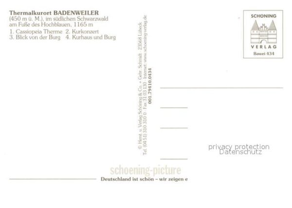 Badenweiler Cassiopeia-Therme Kurhaus Kurkonzert Bu – Bild 2