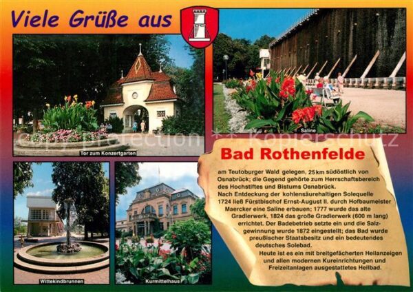 Bad Rothenfelde Saline Wittekindbrunnen Kurmittelhaus K