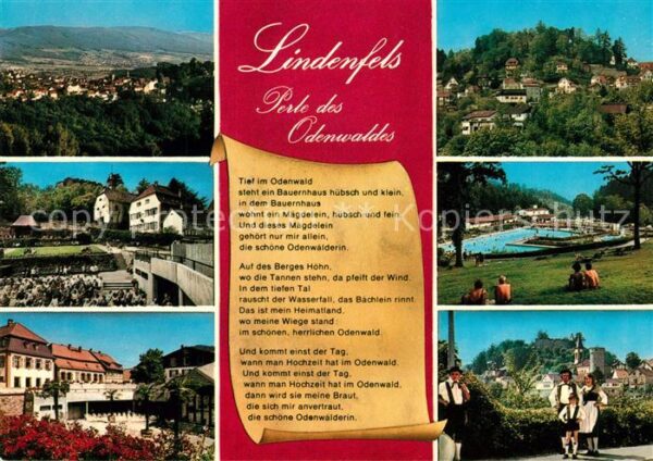 Lindenfels Odenwald Gedicht