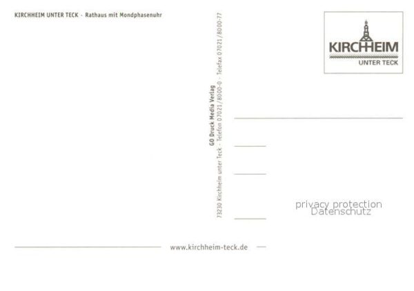 Kirchheim Teck Rathaus Mondphasenuhr – Bild 2