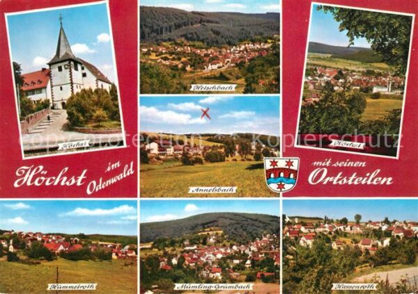 Hoechst Odenwald Annalsbach Hassenroth Hummelroth