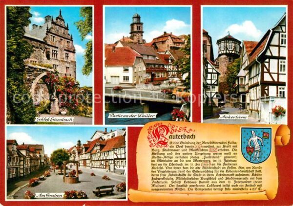 Lauterbach Hessen Am Graben Schloss Eisenbach Ankerturm