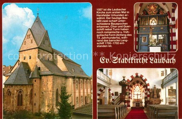 Laubach Hessen Evangelische Stadtkirche Inneres