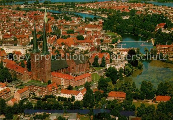 Luebeck Fliegeraufnahme