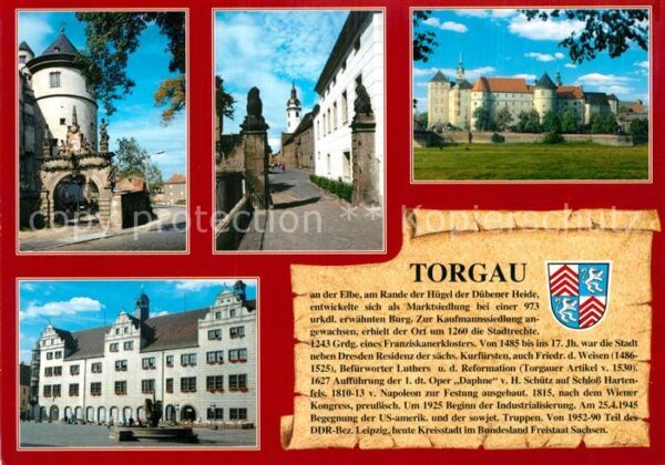 Torgau Schloss Marienkirche Rathaus