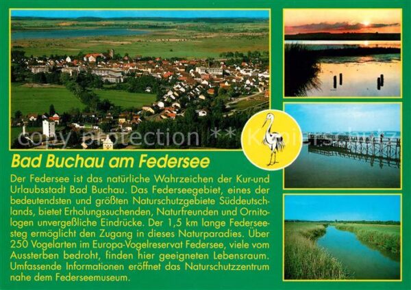 Bad Buchau Federsee Fliegeraufnahme