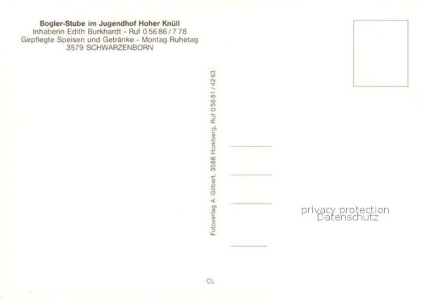 Schwarzenborn Knuell Bogler-Stube Jugendhof Hoher Knüll – Bild 2
