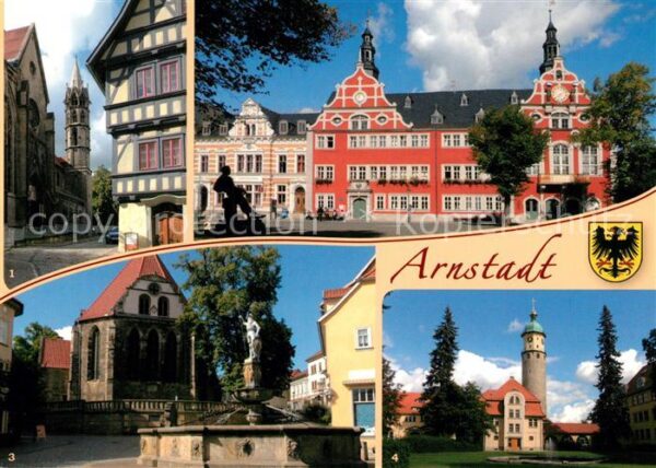 Arnstadt Ilm Liebfrauenkirche Rathaus Bachkirche