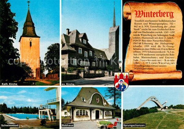 Winterberg Hochsauerland Katholische Kirche Bobhaus Sprungschanz