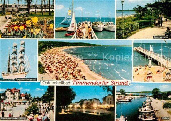 Timmendorfer Strand Segelschulschiff Hafen Kurmittelhaus