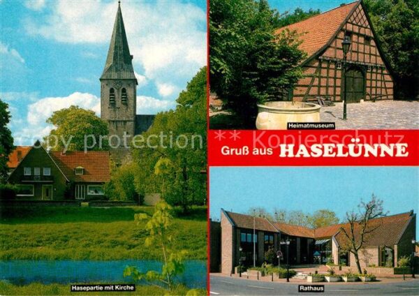 Haseluenne Kirche Heimatmuseum Rathaus