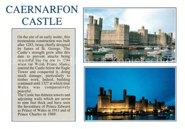 Wales Caernarfon Castle
