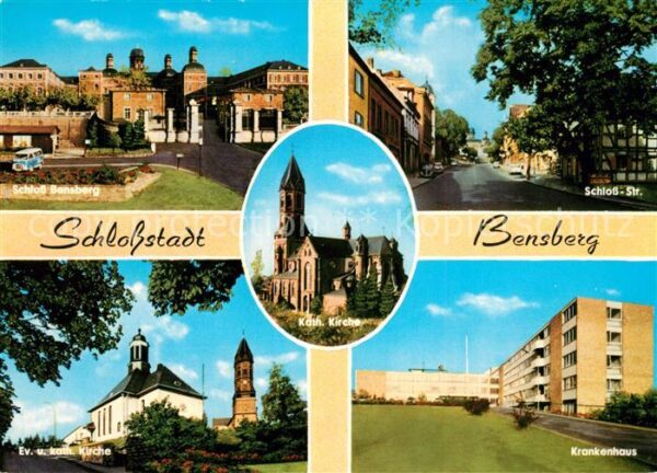 Bensberg Schlossstraße Schloss Krankenhaus Kirch