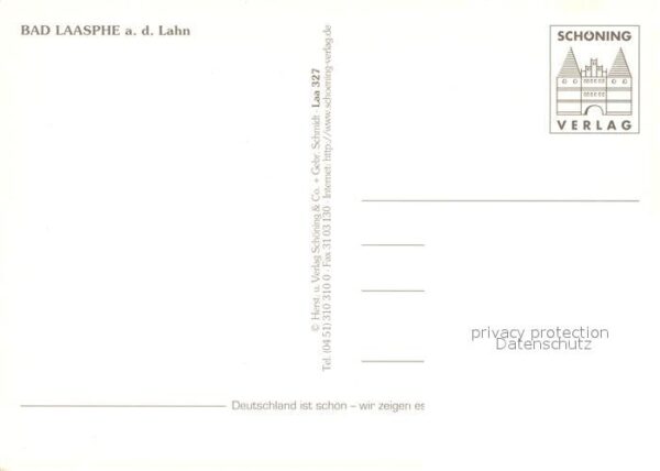 Laasphe Bad Kirche Brunnen Fachwerk – Bild 2