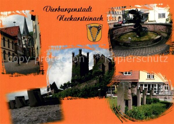 Neckarsteinach Burg Denkmal Fachwerk Staustufe Kirche