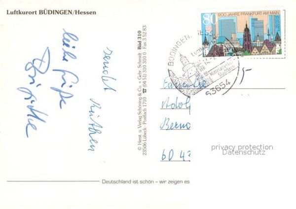 Buedingen Hessen Fachwerk Burg – Bild 2