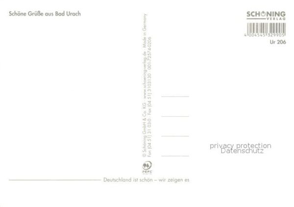Bad Urach Burgruine Cafe Parkanlage Fachwerkhaus – Bild 2