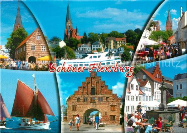Flensburg Kirche Museumsberg Nordertor Brunnen Ha