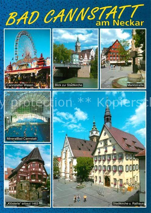 Bad Cannstatt Cannstatter Wasen Stadtkirche Marktstra