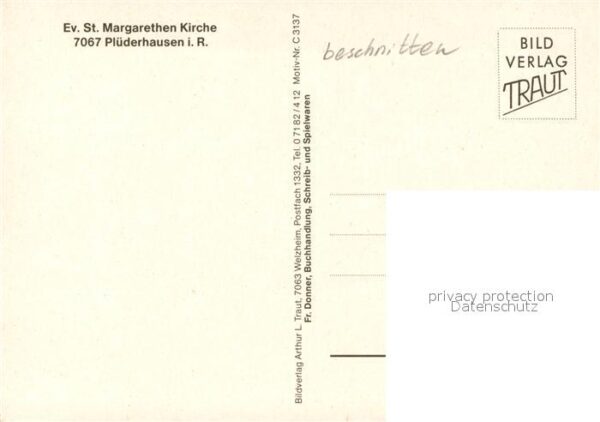 Pluederhausen Sankt Margarethen Kirche – Bild 2