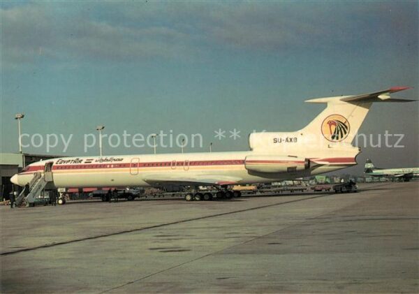 Flugzeuge Zivil Egyptair EAH85 Tupolev TU-154