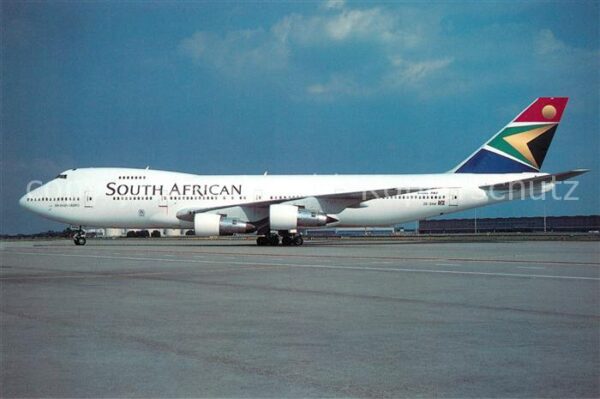 Flugzeuge Zivil South African Airways Boeing 747-244B Z