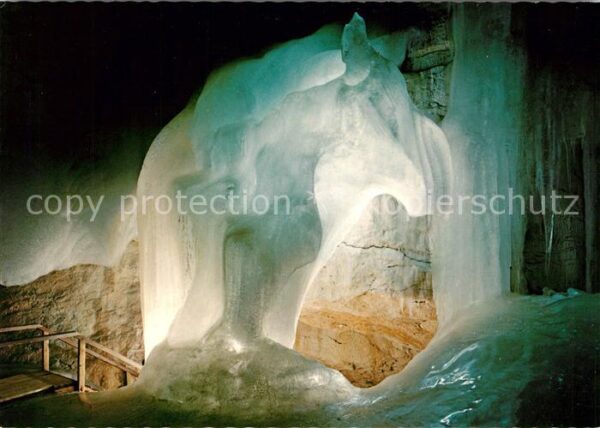Hoehlen Caves Grottes Dachstein-Rieseneishöhle Gralsburg