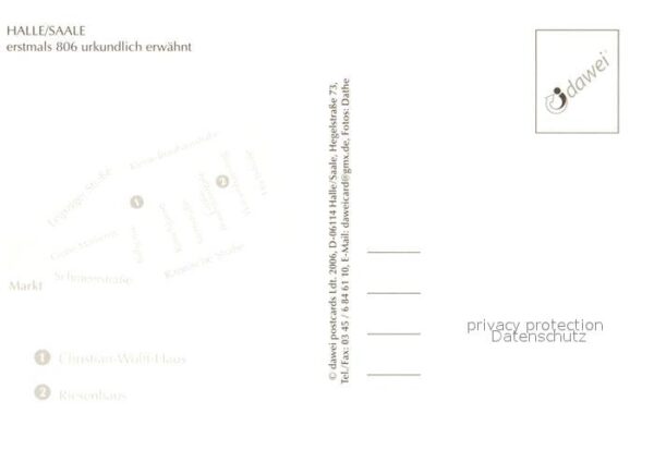 Persoenlichkeiten Christian Wolff Wohnhaus Kaminhaube Leh – Bild 2