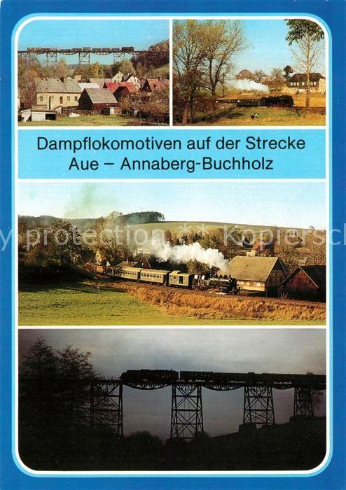 Eisenbahn Dampflokomotiven Aue Annaberg-Buchholz