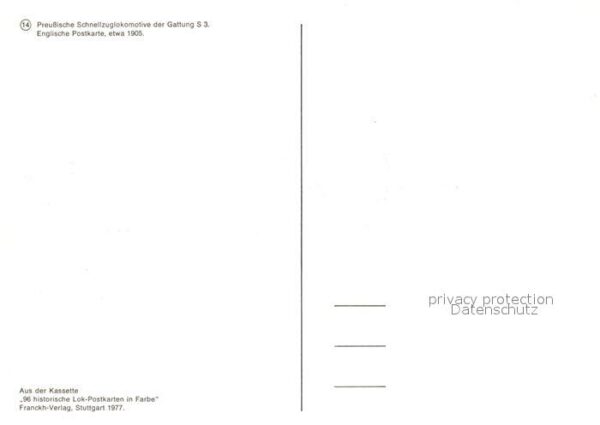 Lokomotive Preussische Schnellzuglokomotive Gattun – Bild 2