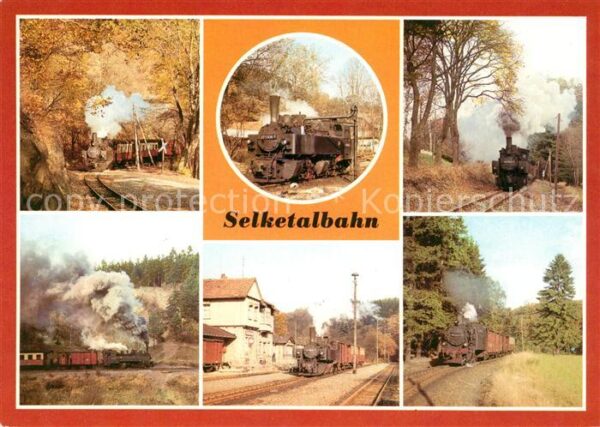 Lokomotive Selketalbahn Alexisbad Strassberg Gernr
