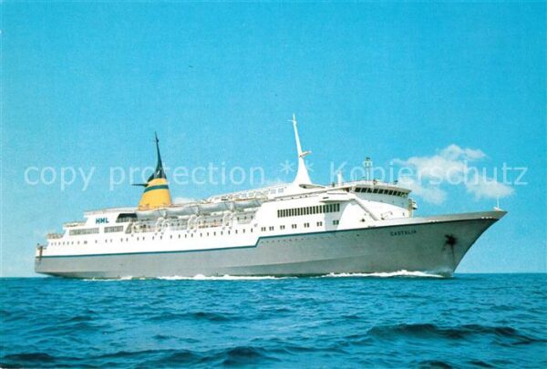 Schiffe Ships Navires M.S. Castalia