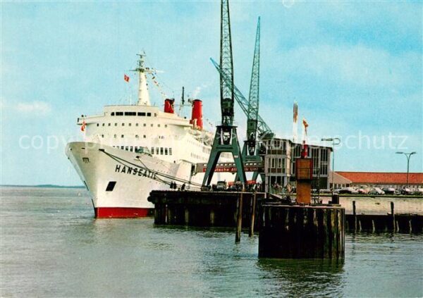 Schiffe Ships Navires TS Hanseatic Steubenhöft Cuxhaven