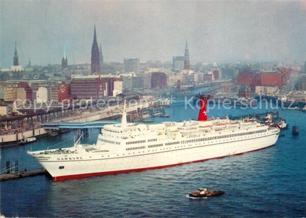 Schiffe Ships Navires TS Hamburg Überseebrücke