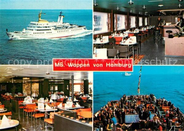 Schiffe Ships Navires MS Wappen von Hamburg