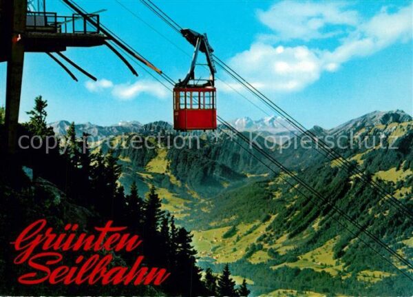 Seilbahn Grünten Hörnergruppe Altmann Säntis Stu