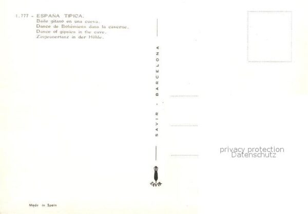 Tanz Taenzer Zigeunertanz Höhle Spanien – Bild 2