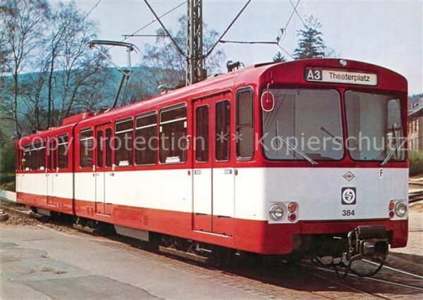 Strassenbahn Stadtbahn-Gelenktriebwagen Typ U2 Stadt