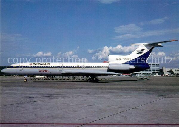 Flugzeuge Zivil Bosna Air Tupolev 154M CCCP-85621 c/n 7