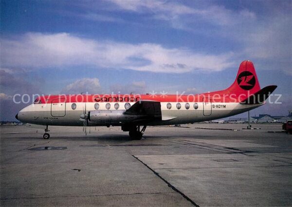 Flugzeuge Zivil Cambrian Viscount 806 G-AOYM c/n 262