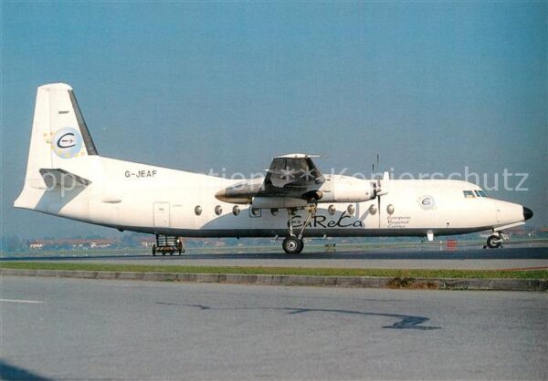 Flugzeuge Zivil Eureca Fokker F27-500RF G-JEAF c/n 1063