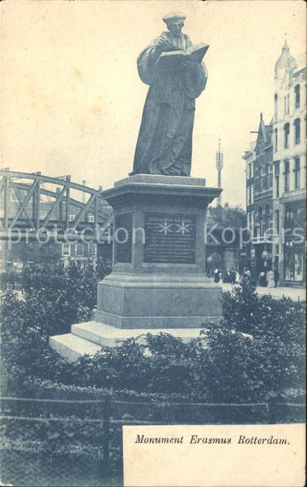 Rotterdam Monument Erasmus Rotterdam