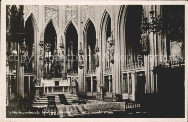 S-Hertogenbosch Interieur Basiliek St. Jan Hoofdaltaar