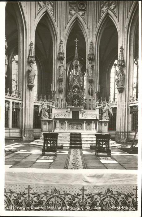 S-Hertogenbosch Interieur Basiliek St. Jan Hoofdaltaar