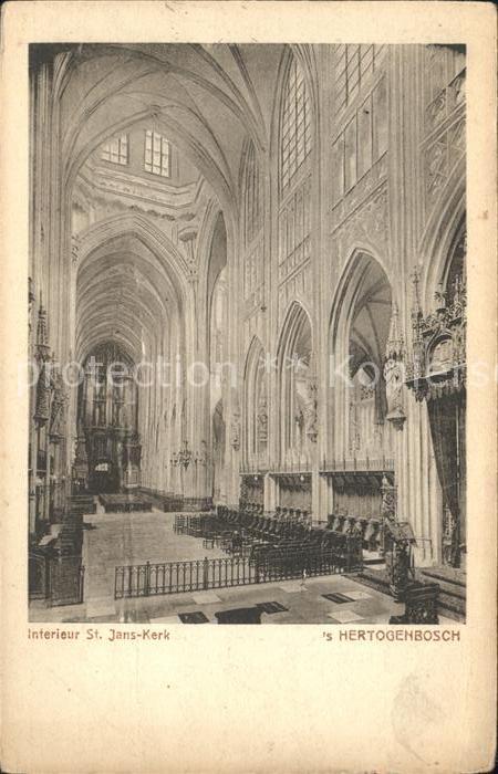 S-Hertogenbosch Interieur St Jans Kerk
