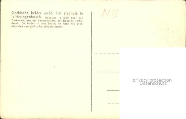 S-Hertogenbosch Gothische kelder stadhuis – Bild 2