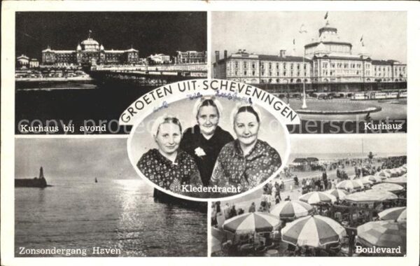 Scheveningen Klederdracht Kurhaus Boulevard Zonsonde