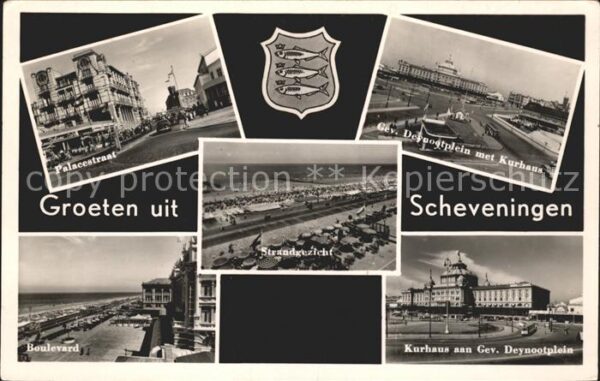 Scheveningen Strand Kurhaus Deynootplein Palacestraa