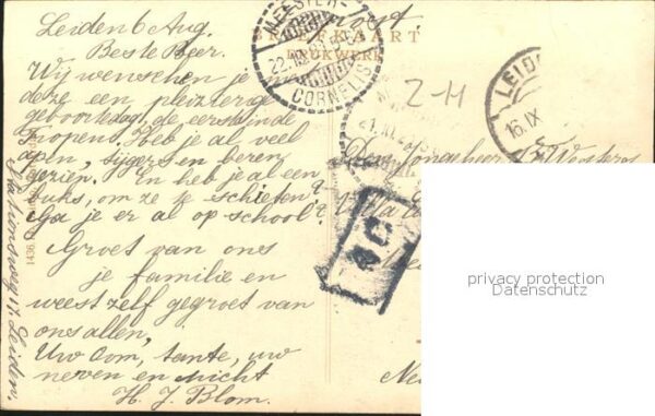 Leiden Standbeeld Van der Werff – Bild 2